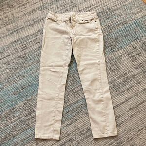 The Limited 678 Cream Colored Denim Jeans